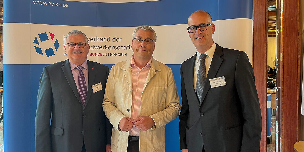 Rolf Meurer, Friedrich Hubert Esser und Thomas Günther (v.l.). Rolf Meurer, Friedrich Hubert Esser und Thomas Günther (v.l.).