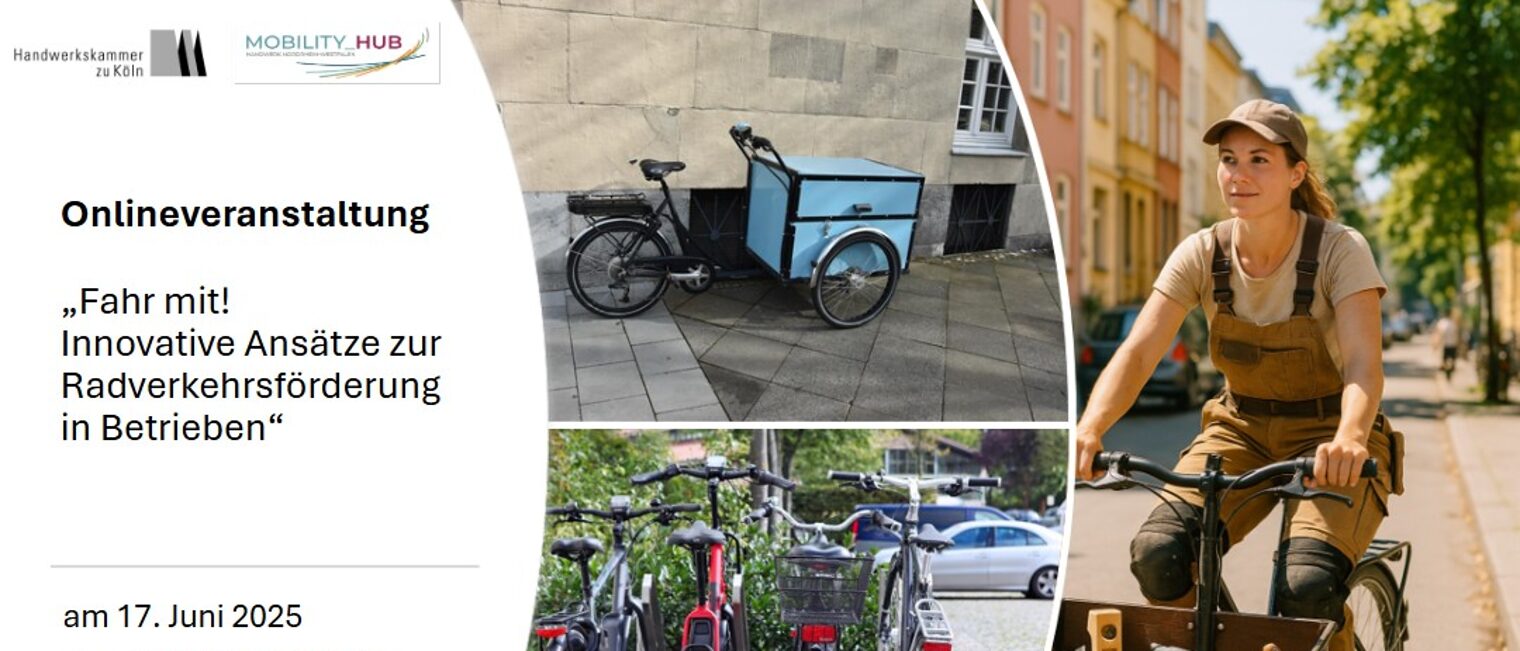 Ankündigung zur Veranstaltung: Fahr mit! Innovative Ansätze zur Radverkehrsförderung in Betrieben Ankündigung zur Veranstaltung: Fahr mit! Innovative Ansätze zur Radverkehrsförderung in Betrieben