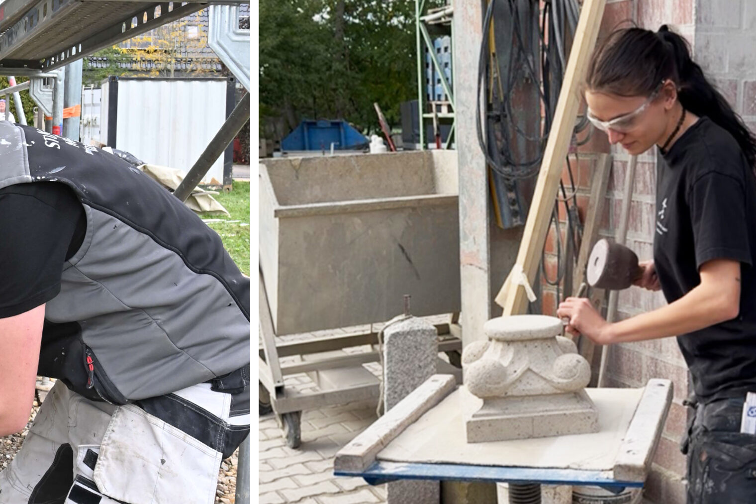 Die beiden Nachwuchstalente, Selina Diekers und Elias Schmidt sind die besten ihres Gewerks auf Kammer- und NRW-Ebene. Nun messen sie sich beim Bundesfinale der Deutschen Meisterschaft mit den besten jungen Handwerkerinnen und Handwerkern.