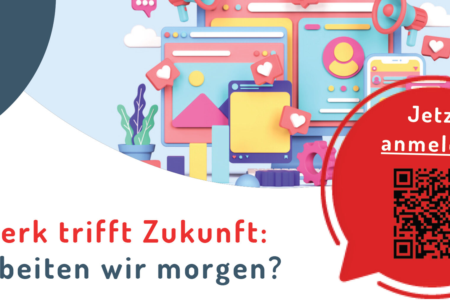 Flyer Social Media im Handwerk