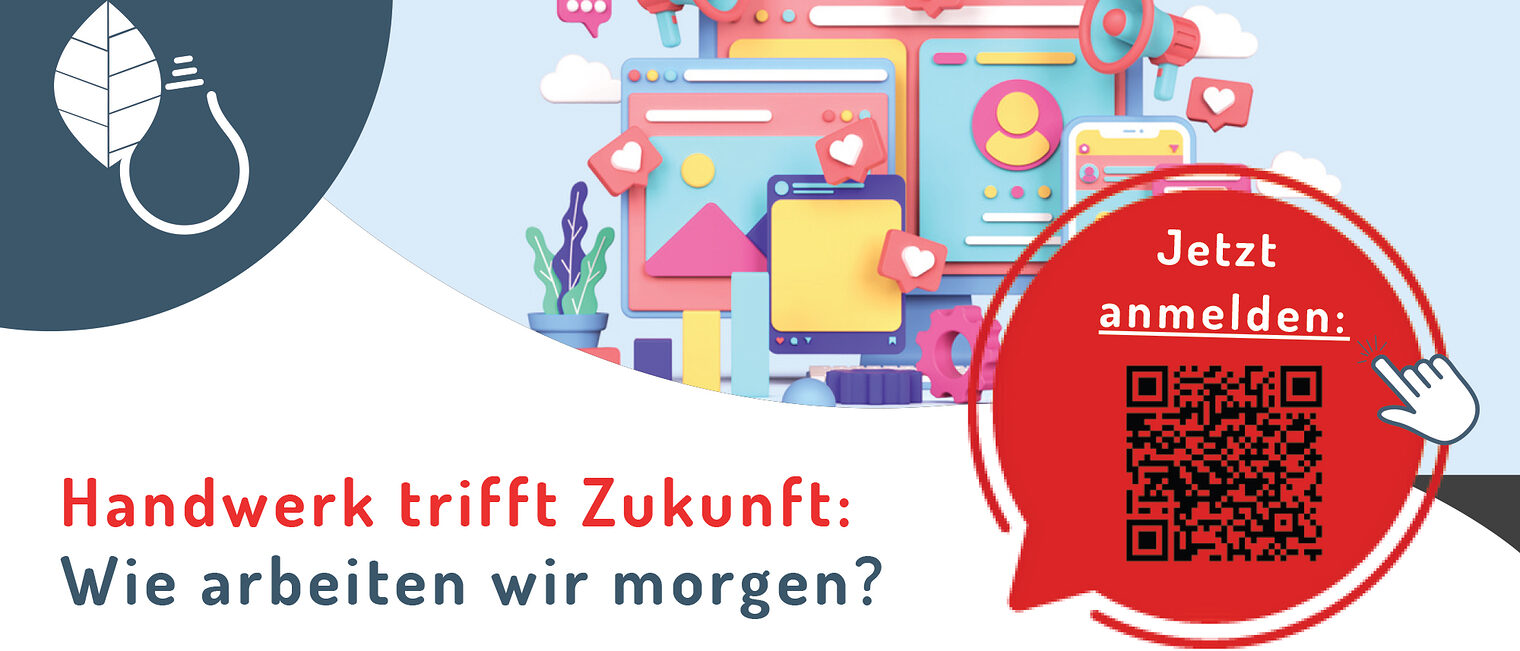 Flyer Social Media im Handwerk