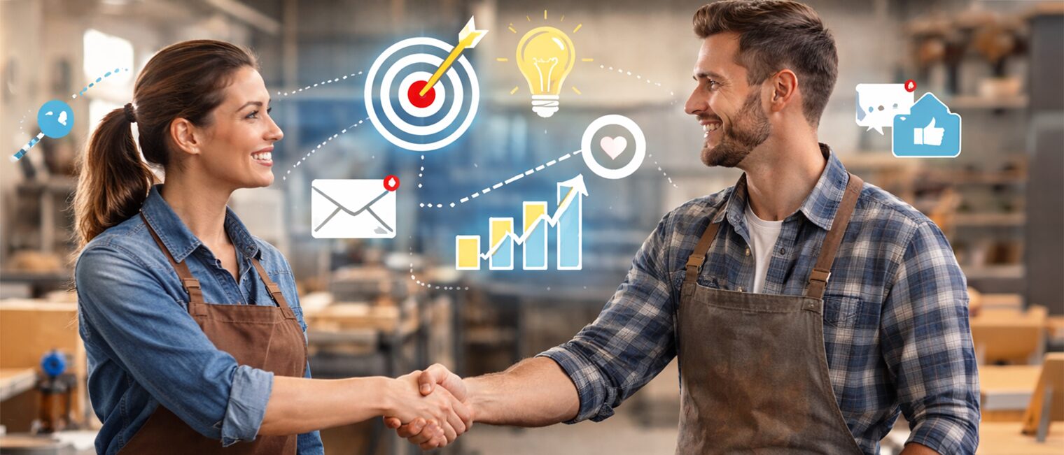 Zwei Personen schütteln sich die Hand - Übergabe/ Übernahme