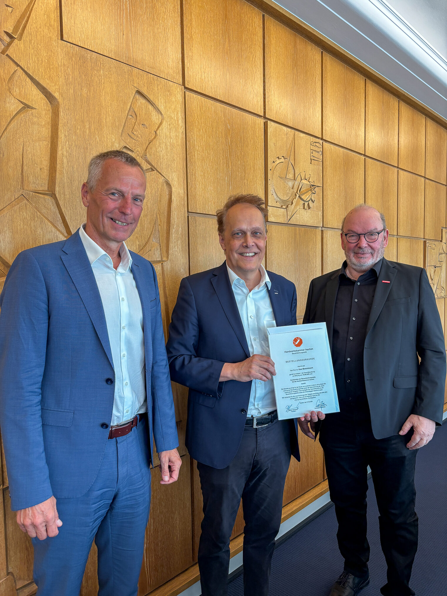 Prof. Dr. Uwe Meiendresch übernimmt den Vorsitz. Mit ihm übernimmt ein ausgewiesener Kenner des privaten Bau-, Architekten- und Honorarrechts den Vorsitz der Bauschlichtungsstelle. 